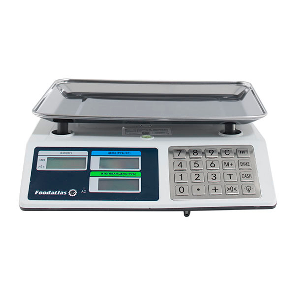 Весы торговые Foodatlas 40кг/2гр ВТ-982S