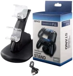 Зарядная станция OIVO для 2-х контроллеров DualShock 4 (вертикальная)