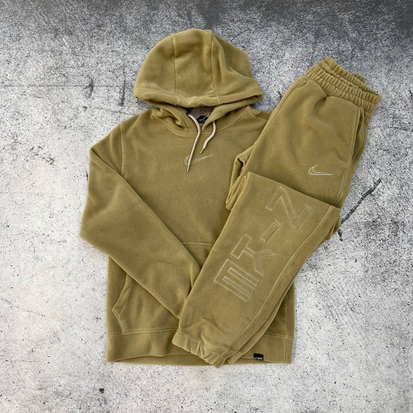 Костюм худи/брюки Nike Fleece beige