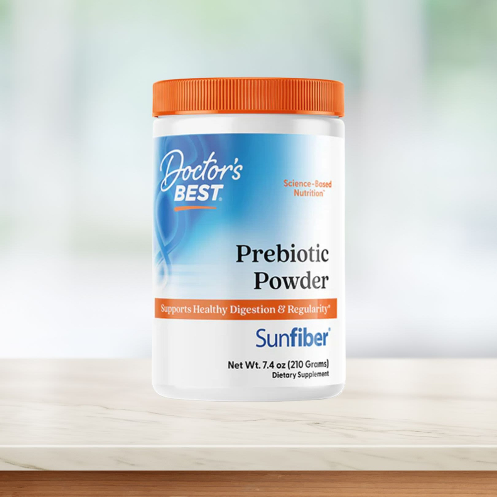 Doctor's Best, Пребиотический порошок, Sunfiber®, без добавок, 210 г (7,4 унции)