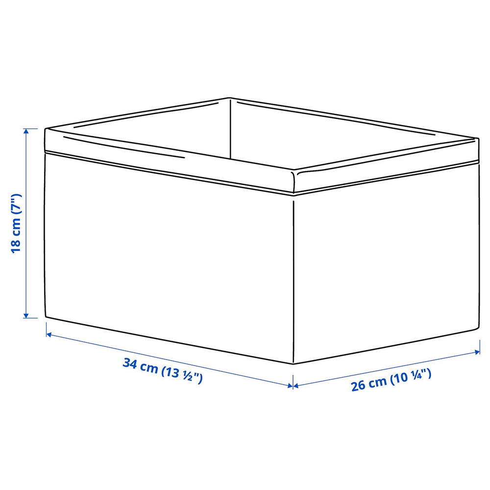 IKEA BAXNA  (ИКЕА БАКСНА)  -  Органайзер - серый/белый 26x34x18 см