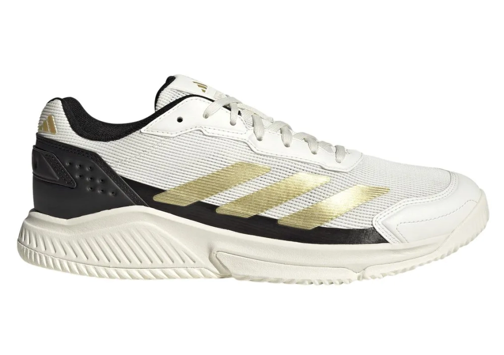 Мужские кросовки для Padel Adidas Courtquick Padel M - gold metallic/gold metallic/off white