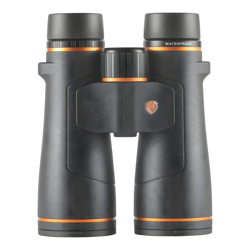 Бинокль Eyeskey Vigil - 12x50 - фронтальный вид, серо-черный дизайн