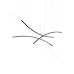 Pendant design lamp Catana by Cattelan Italia