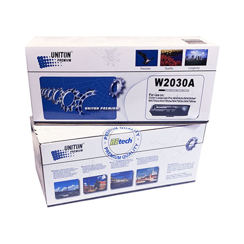 Картридж UNITON, аналог HP W2030A (415A) для Color LJ M454/M455/M479 (2.4K) черный