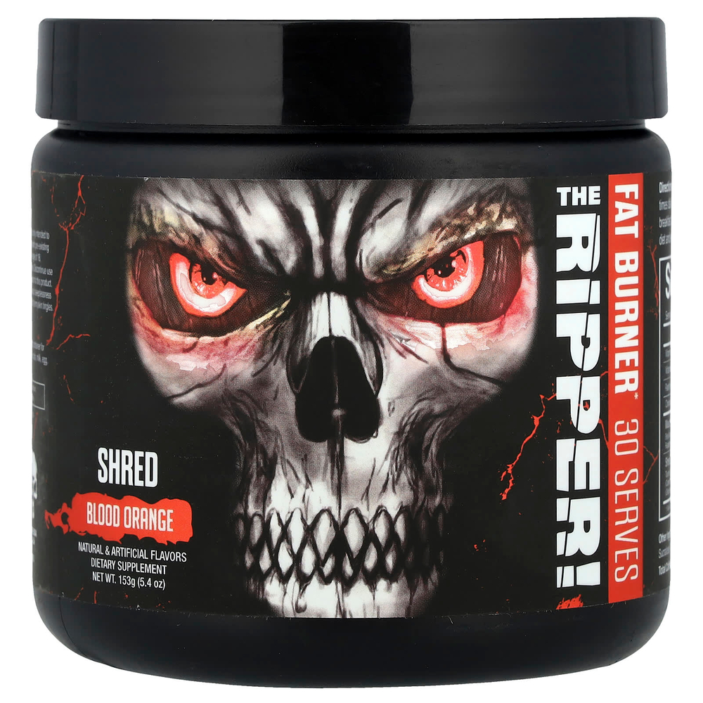 JNX Sports, The Ripped, сжигатель жира, красный апельсин, 153 г (5,4 унции)