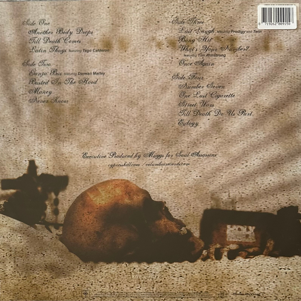 Cypress Hill - Till Death Do Us Part 2LP (Европа 2019г.)