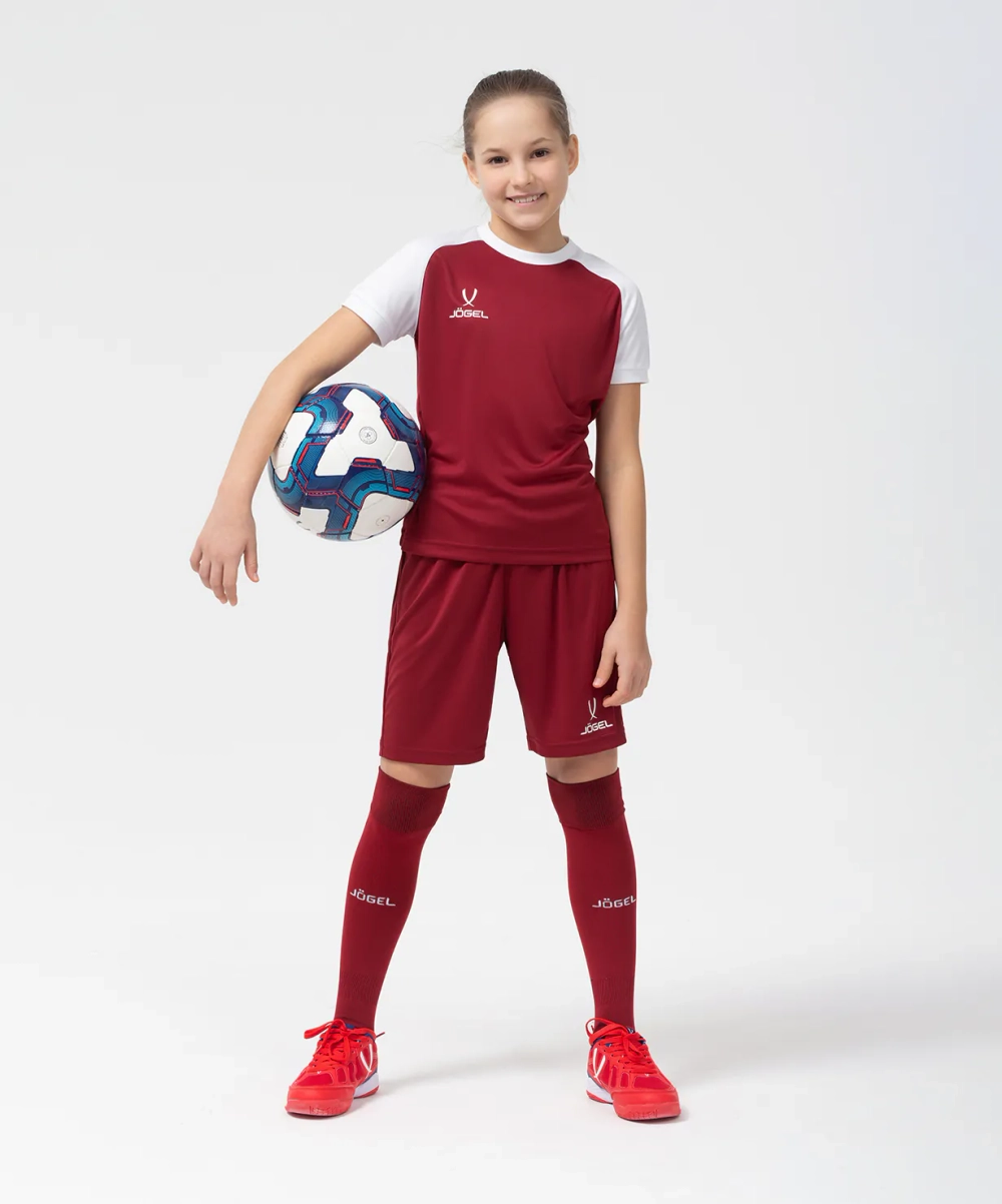 Шорты игровые CAMP Classic Shorts, гранатовый/белый, детский