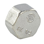 Заглушка латунь никель Ду 50 (2") ВР 9016 ГОСТ 32585-2013 Aquasfera 9016-06
