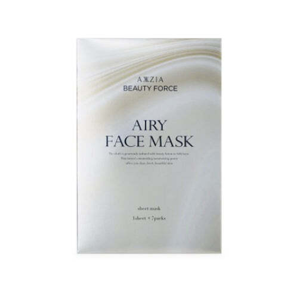 Маска на шелковой основе для комплексного ухода AXXZIA Beauty Force Airy Face Mask