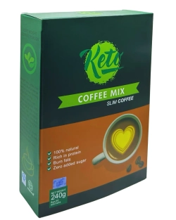 Кето кофе микс Slim Coffee - жиросжигающий напиток для похудения