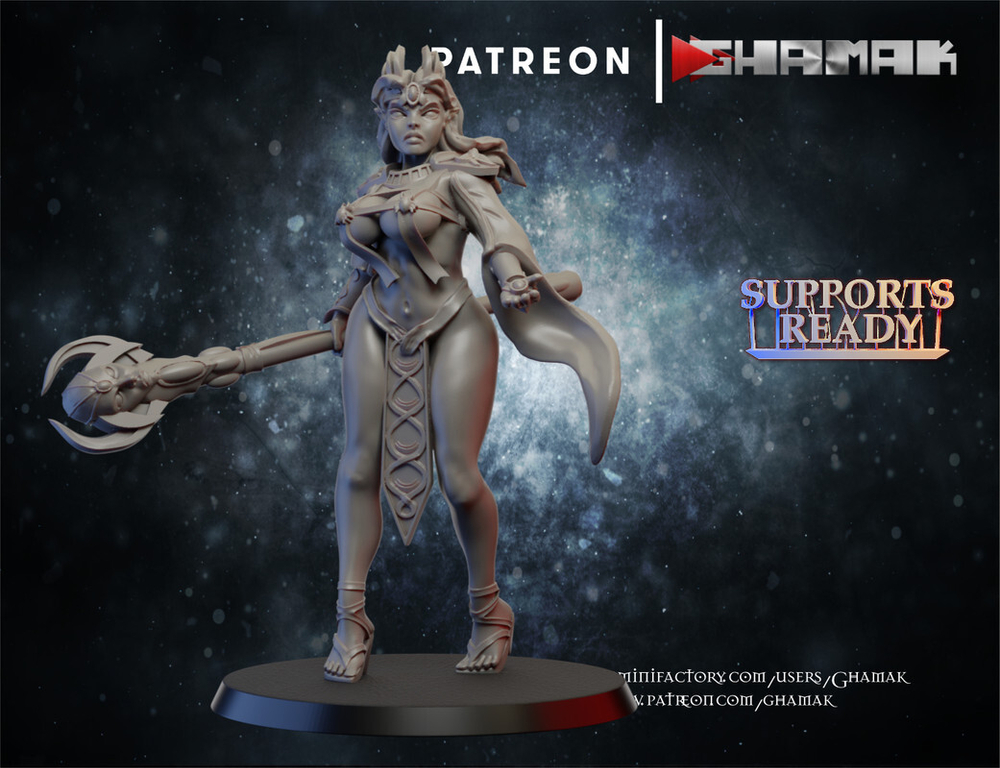 Grand Alliance Order Lumineth Realm-lords High Elves Эльфийская волшебница миниатюра для dnd, днд, pathfinder, фентези, Настольная игра, НРИ, Варгейм, РПГ