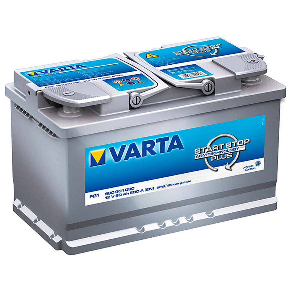 Аккумулятор VARTA Dynamic AGM 80 А/ч обратный R+ 315x175x190 L4 EN 800 А