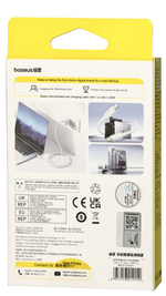 Кабель-зарядка Type-C на Type-C Baseus New Braided 100W 1м (E0426V01) белый