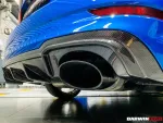 Карбоновый диффузор для AUDI RS3 2019-2020 Ауди аэродинамический обвес