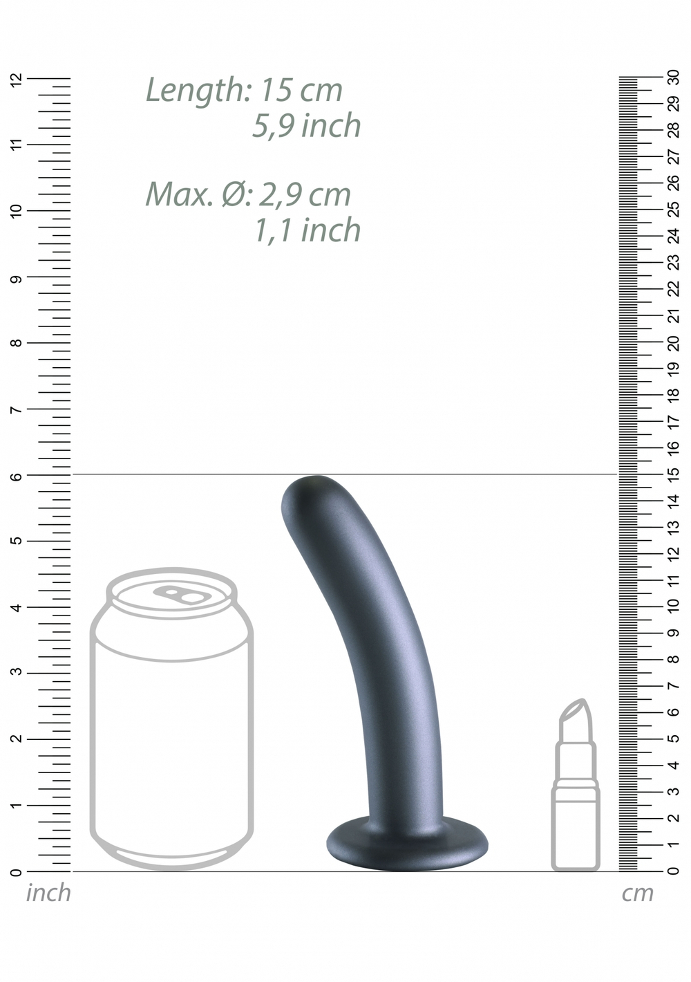 Фаллоимитатор Smooth G-Spot - 14,5 см