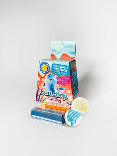 FunCorp Playclay, Мыльные мелки для ванной, 2 шт