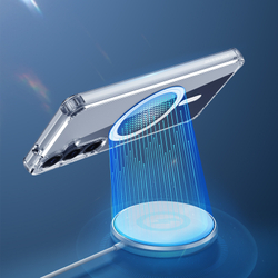 Усиленный прозрачный чехол с поддержкой MagSafe от Dux Ducis для Samsung Galaxy S25, серия Clin Mag Series Case