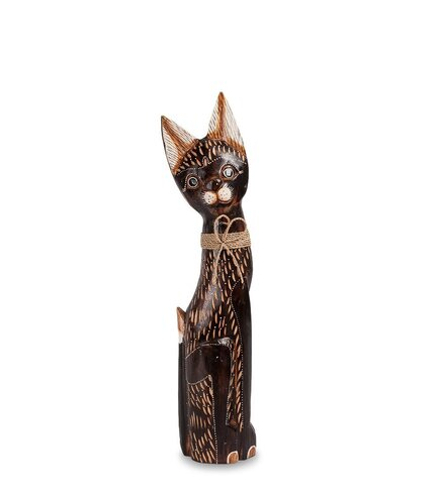 Decor and Gift 99-322 Статуэтка «Кошка» 60 см (албезия, о.Бали)