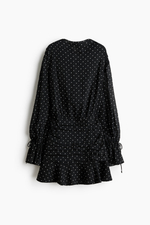 Платье со складками и вырезом «лодочка» - H&M