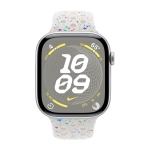 Умные часы Apple Watch Series 10 GPS, 46mm, Silver Aluminium Case with Nike Sport Band M/L, Pure Platinum (Чистая платина) MWX03/MYL53