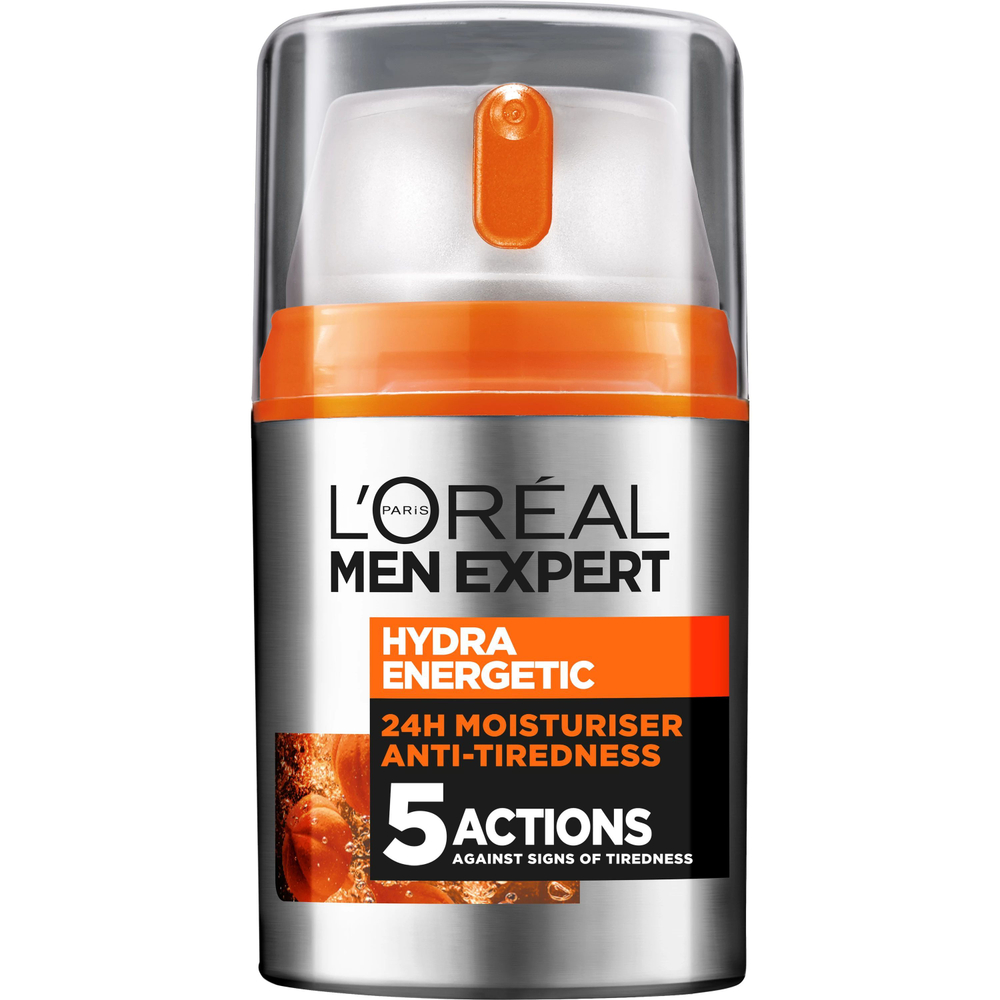 Крем для лица L'Oral Men Expert Hydra Energetic против следов усталости с витамином С 50 мл (Франция)