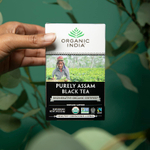 Organic India, Черный чай Purely Assam, 18 пакетиков для заваривания, 32,4 г (1,14 унции)
