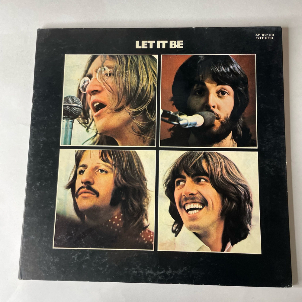 Винтажная виниловая пластинка LP The Beatles Let It Be (Япония 1971) (Без Оби)