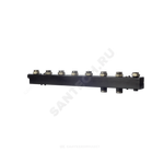 Коллектор котельной сталь до 90 кВт 1 1/2" ВР на 4 контура 1 1/2" нак/г м/о 125мм Стандарт КК-40F ASKON 40F/125/40/4