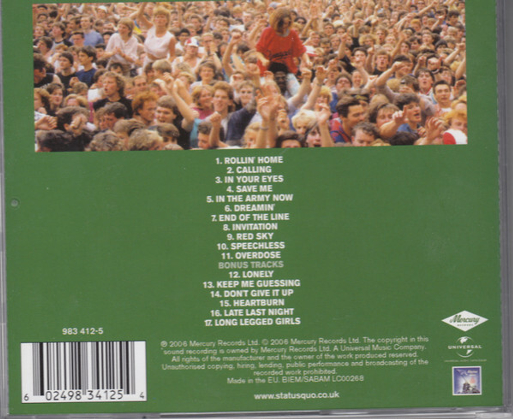 Status Quo — In The Army Now (CD)