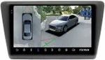 Магнитола для Skoda Rapid 1 2012-2020 (рамка тип 2) - Teyes CC3-2K-360 на Android 10, Быстрая, 2K QLED, CarPlay, 4G SIM-слот, 4 камеры в комплекте