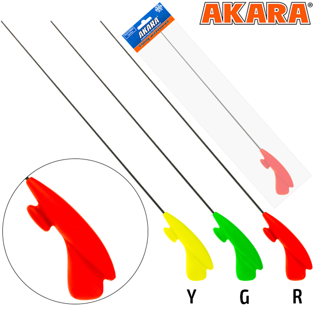 Удочка зимняя Akara Akara Lucky Punch M 377 (3,0-15,0) Red
