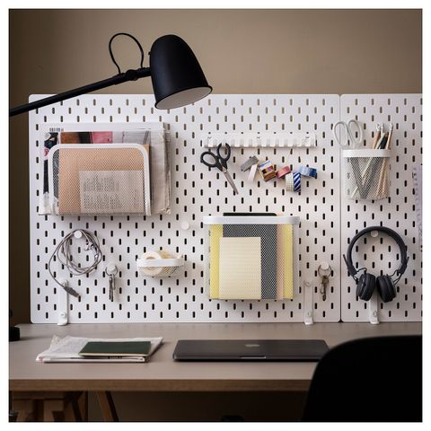 Набор соединителей IKEA SKADIS (СКОДИС), Белый, 2 шт