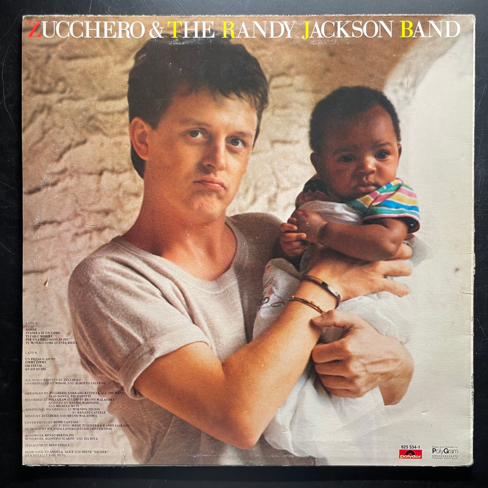 Zucchero & The Randy Jackson Band (Италия 1985г.)
