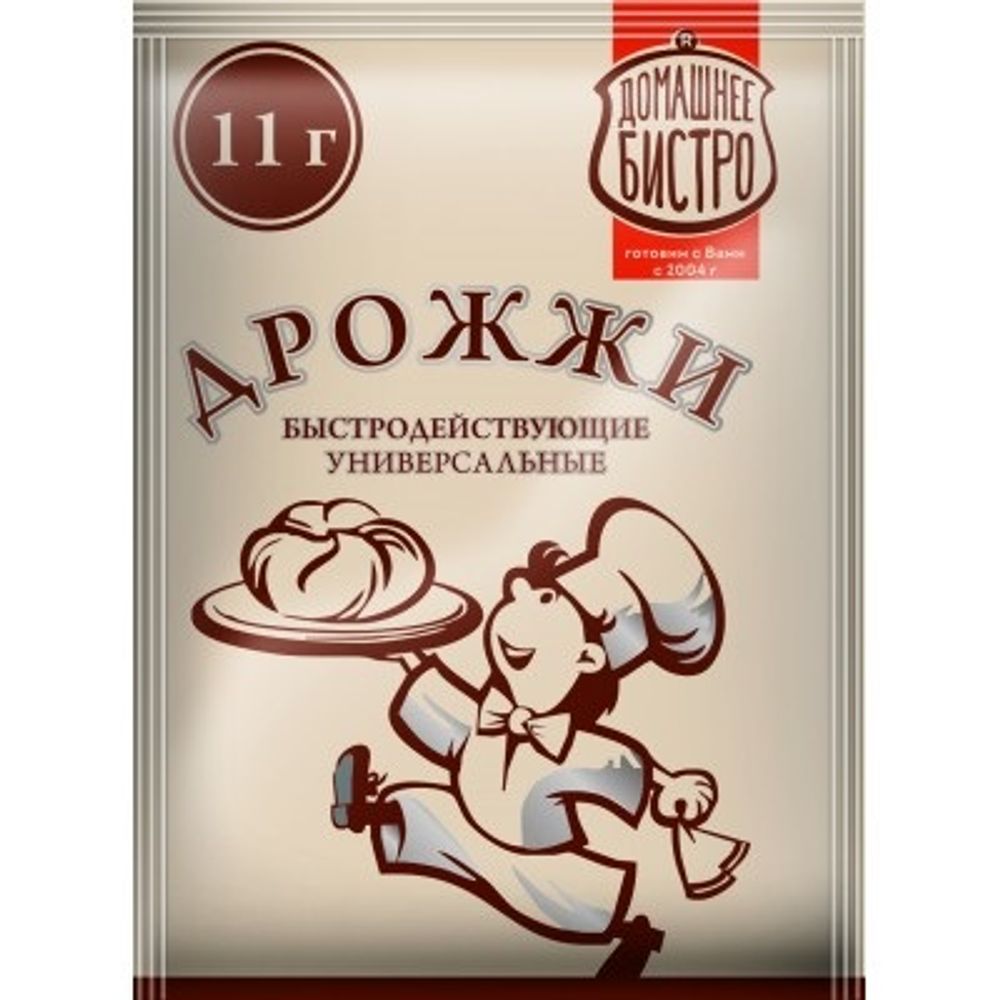 Дрожжи Домашнее сухие быстродействующие 11г