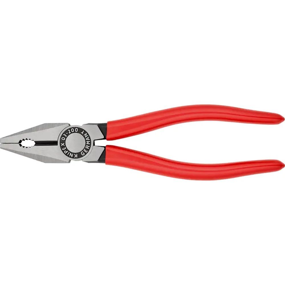 Плоскогубцы комбинированные черненые 200 мм Knipex 03 01 200 SB