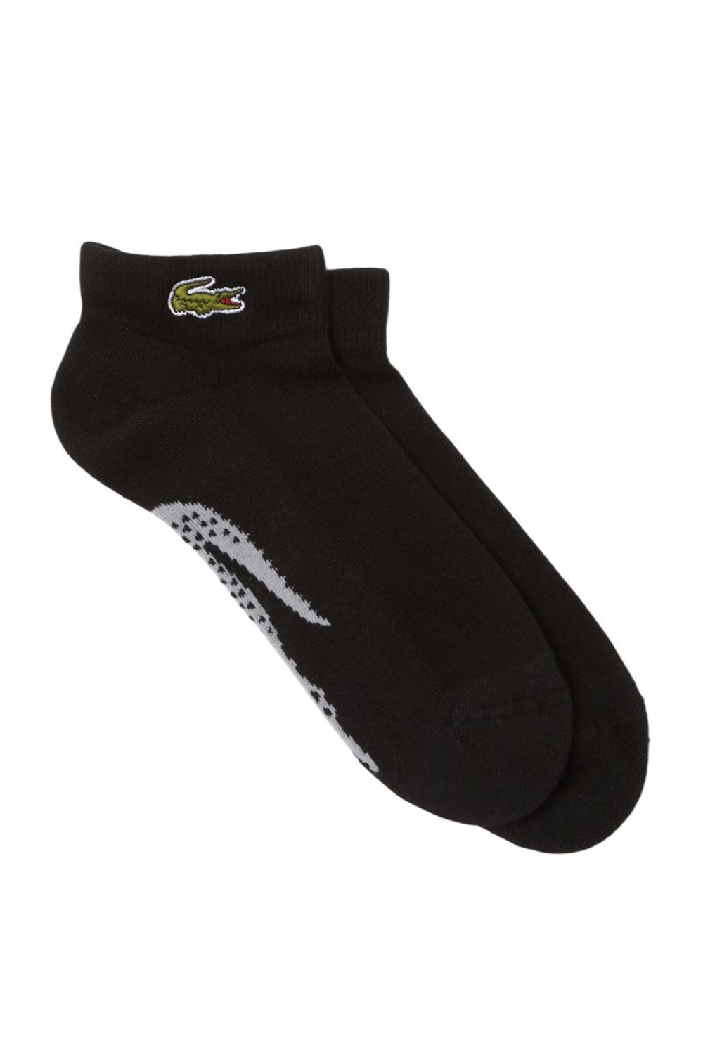 Теннисные носки Lacoste Cotton Athletic - black/grey chine