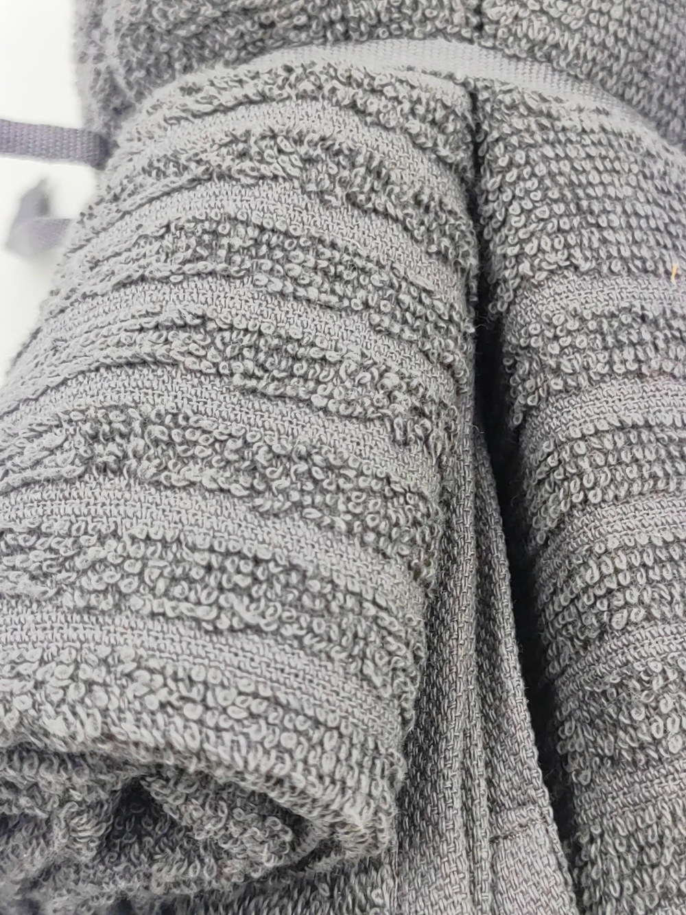 Полотенце IKEA VAGSJON темно-серое с петелькой, 50x100 см, 1 шт.