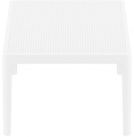 Столик пластиковый журнальный Siesta Contract Sky Lounge Table, белый