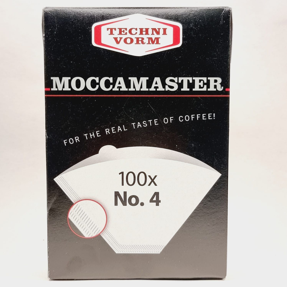 Фильтры для кофе Moccamaster №4, беленые 100 шт. (Нидерланды)