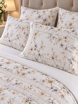 Gelin Home КПБ 6 пр. EBRU бежевый цвет пододеяльник 200*220, простынь 240*260, наволочки 50*70 2шт, декоративные наволочки 50*70 2шт GLNN546 — фото 2