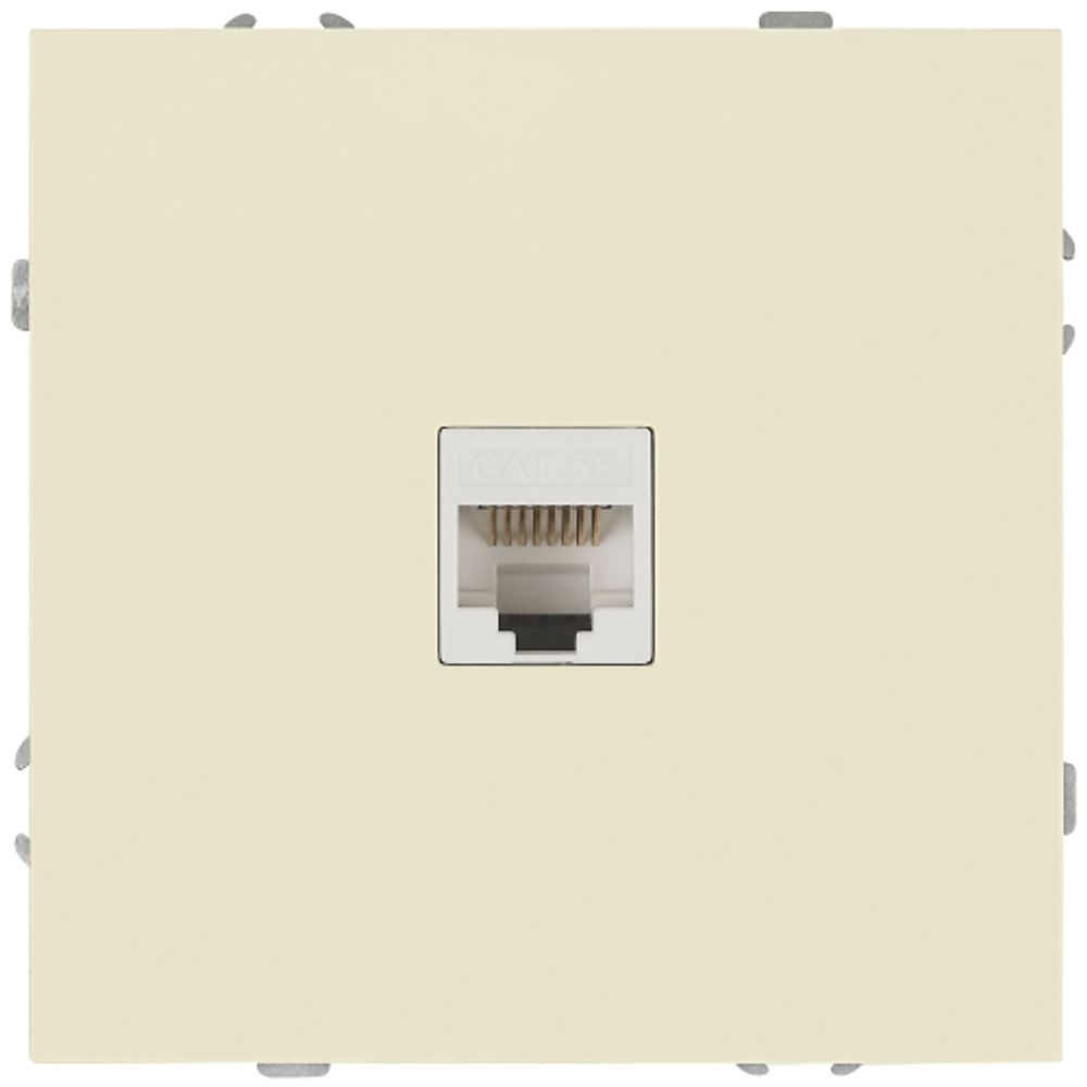 Розетка ЭРА Galaxy 15-3107-02 информационная RJ45 IP20 слоновая кость | Эра Galaxy