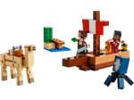 Конструктор Лего Майнкрафт Путешествие на пиратском корабле | LEGO Minecraft The Pirate Ship Voyage 21259 166 деталей 8+