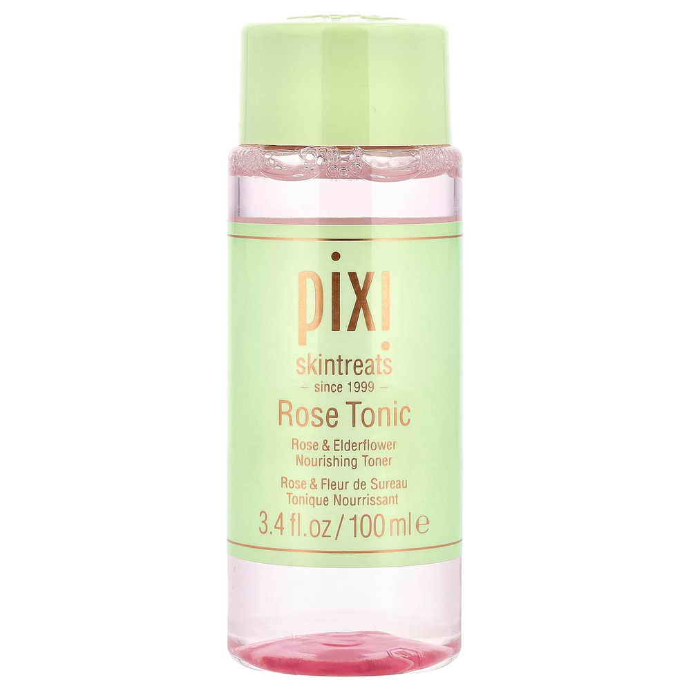 Pixi Beauty, питательный тоник с розой, розой и бузиной, без спирта, 100 мл (3,4 жидк. унции)