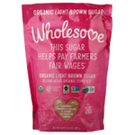 Wholesome Sweeteners, органический светлый коричневый сахар, 680 г (24 унции)