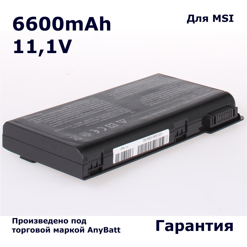 Аккумулятор AnyBatt 6600mAh, для CX500 CX620 CX600 CR500 CX623 A6200 CR630 CX700 MS-1682 CR643 A6205 MS-1681 CR600 CR620 CR610 MS-1683 CX500DX CR700 CX620MX GE700 A7200 CX705 CX720 CR643-013X
