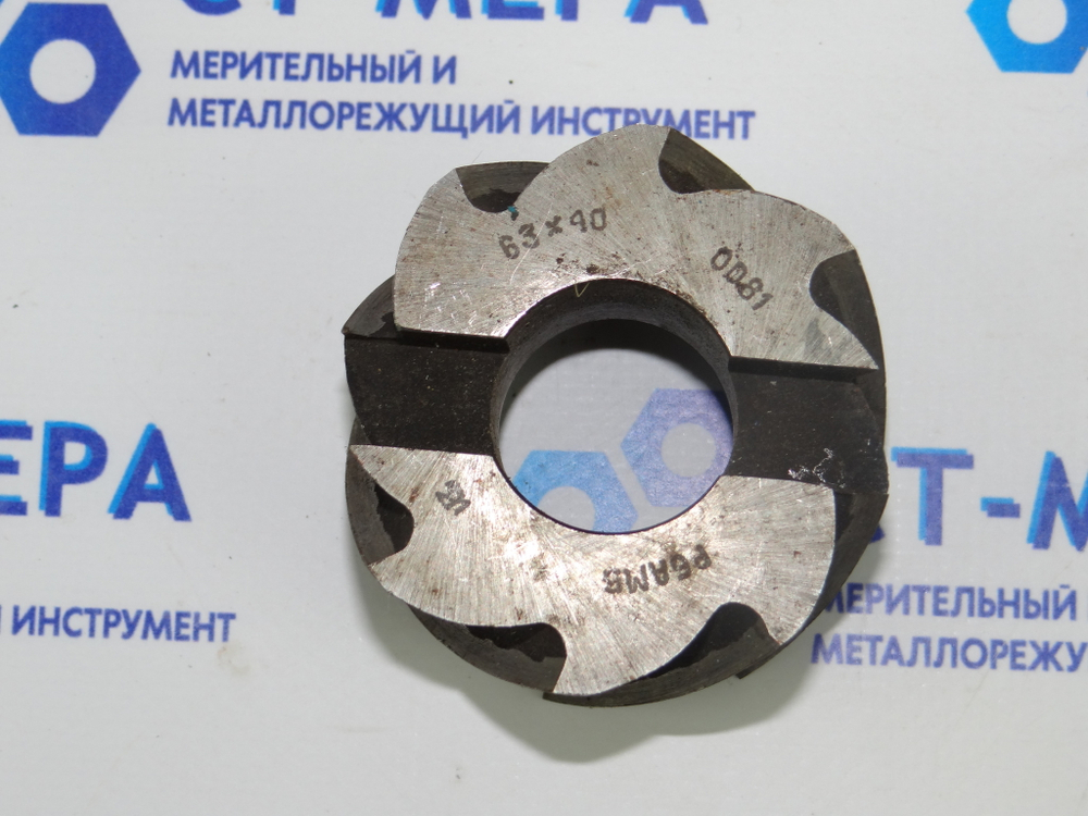 Фреза торцовая насадная 63х40х27 z=8 Р6АМ5 2210-0081 Винницкий ИЗ