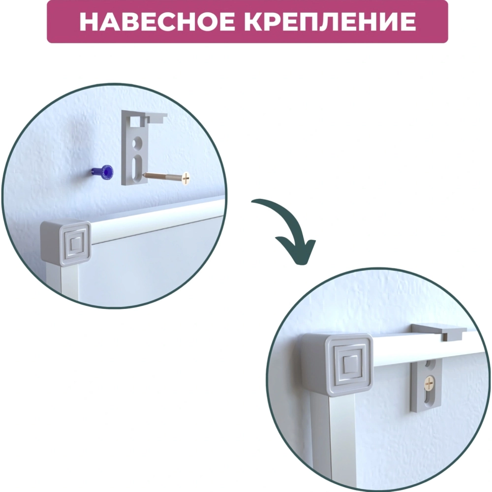 Доска магнитно-маркерная Attache Classic 100x180 см односекционная с лаковым покрытием (полочка для маркеров)