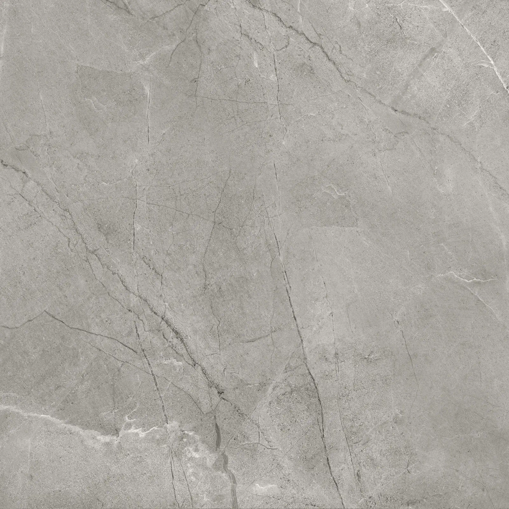Керамогранит Alma Ceramica GFU6060RKL77R Rock Line 60x60 серый глазурованный матовый / карвинг / противоскользящий под камень