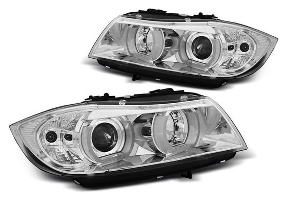 Передние фары для BMW 3 E90 / E91 (05-08) Chrome